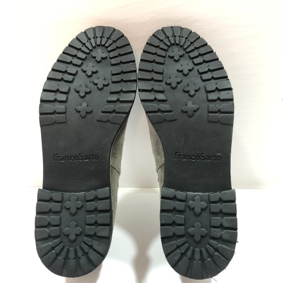 Franco Sarto Cole Gray Suede loafers Womans size 7.5M - Picture 8 of 10